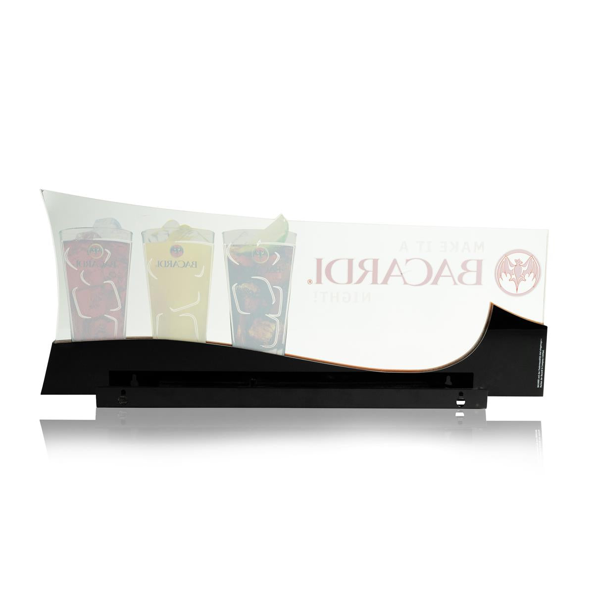 1x Bacardi Rum Insegna luminosa Cocktail Bacardi Night – Vista 4