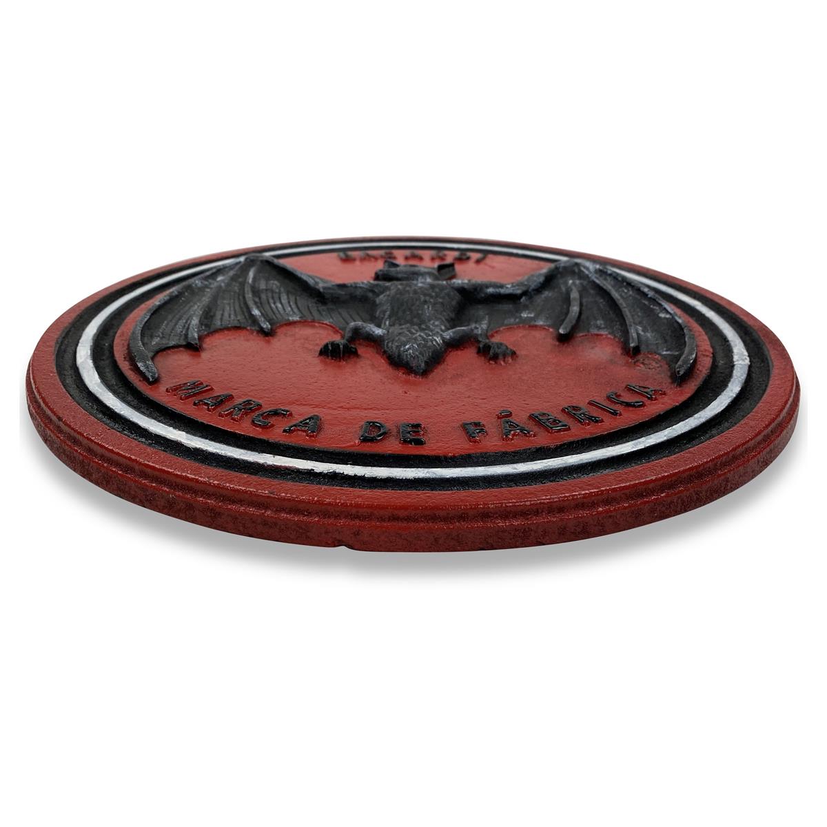 1x Bacardi Rum Schild Gusseisen rosso nero 31 x 31 – Vista 2