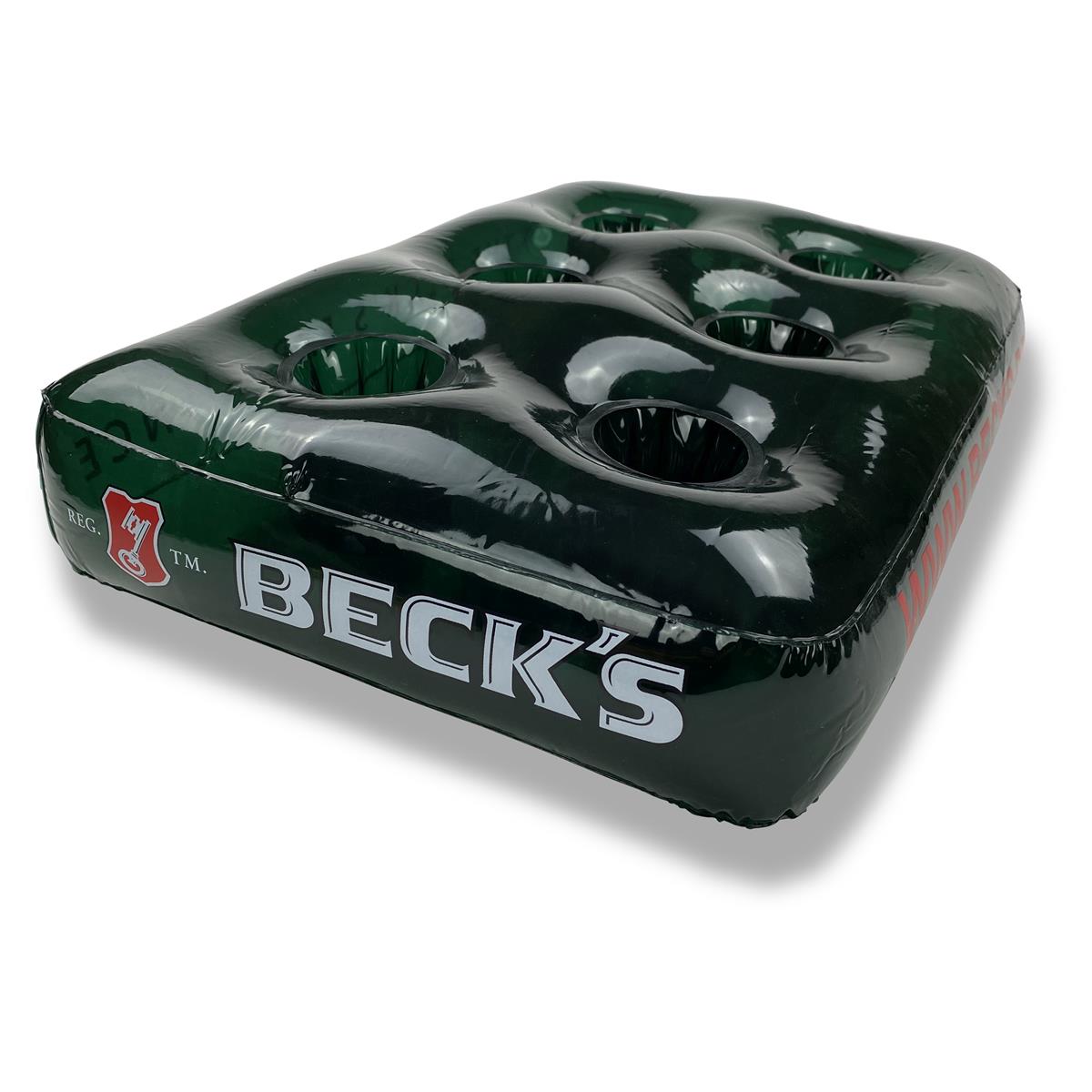 1x Becks Birra Gonfiabile Portabevande Piscina verde