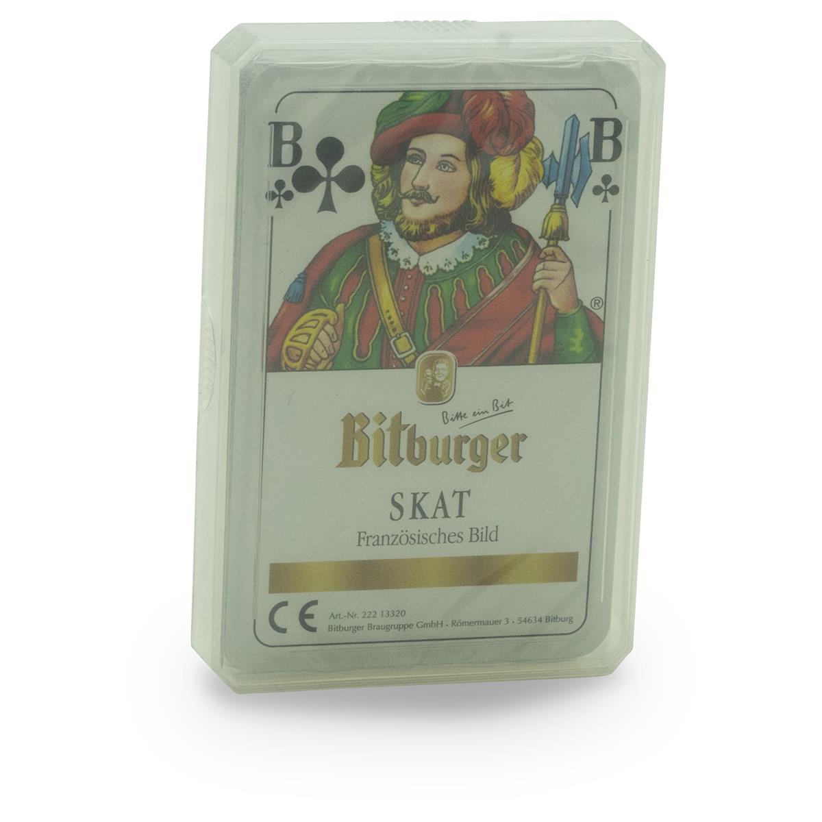 1x gioco di carte Bitburger Bier nuova versione