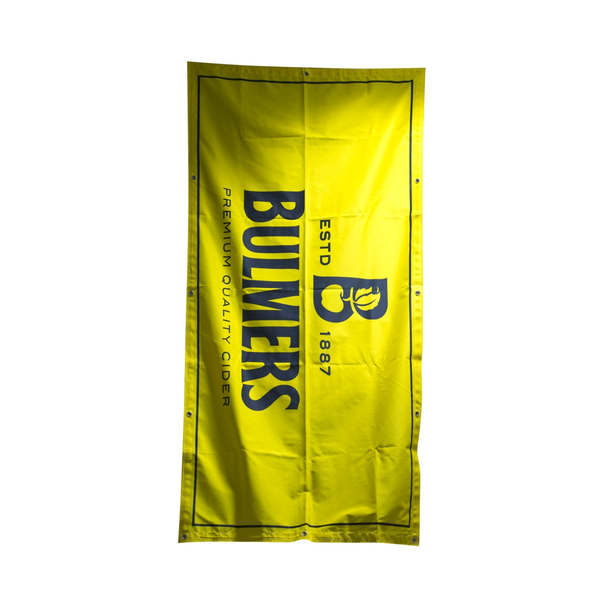 1x bandiera Bulmers Cider gialla con logo – Vista 2