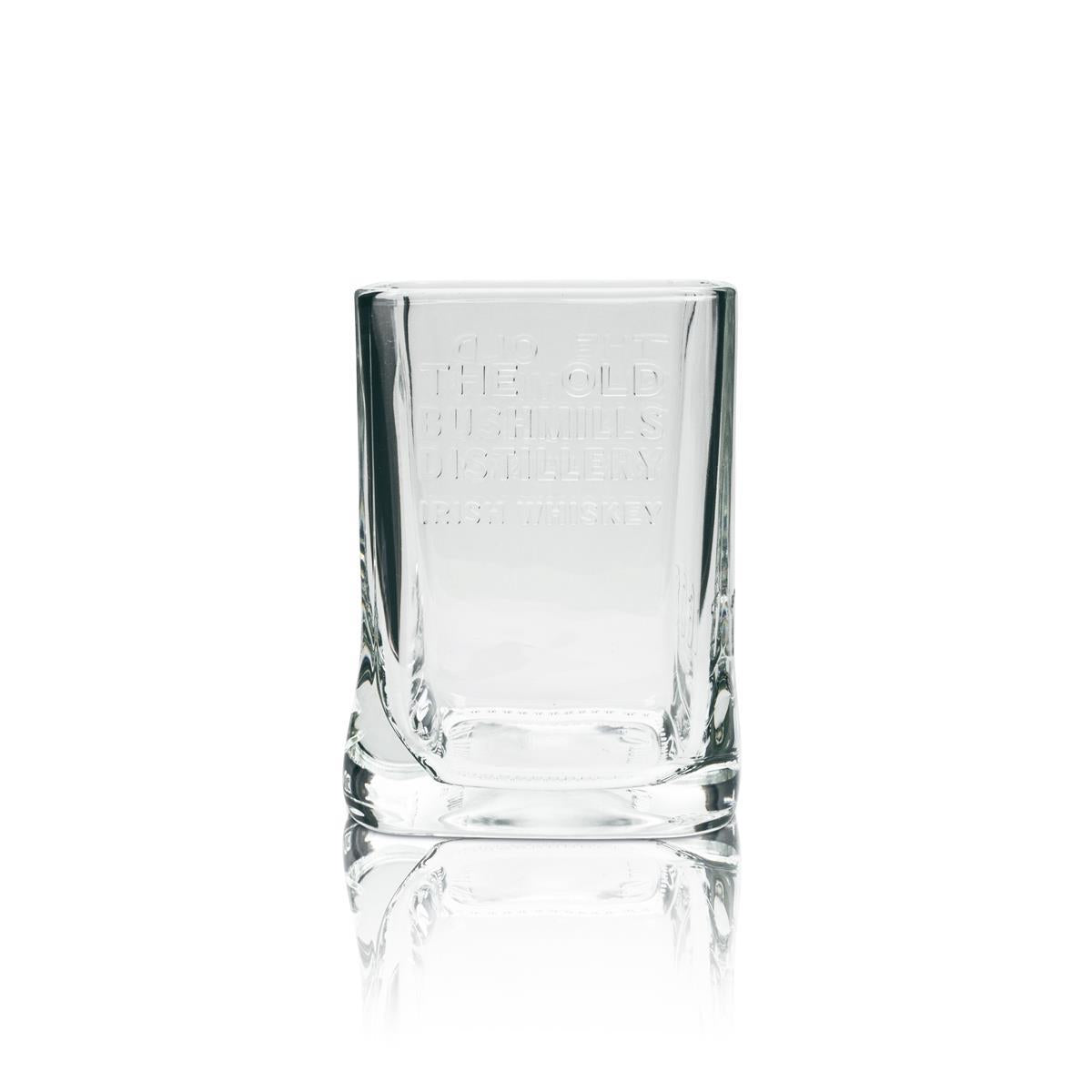 1 bicchiere da whisky Bushmills con stampa in rilievo