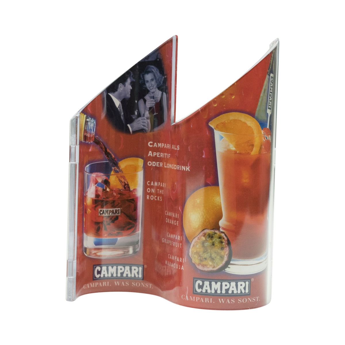 1x espositore da tavolo ondulato per liquore Campari – Vista 3