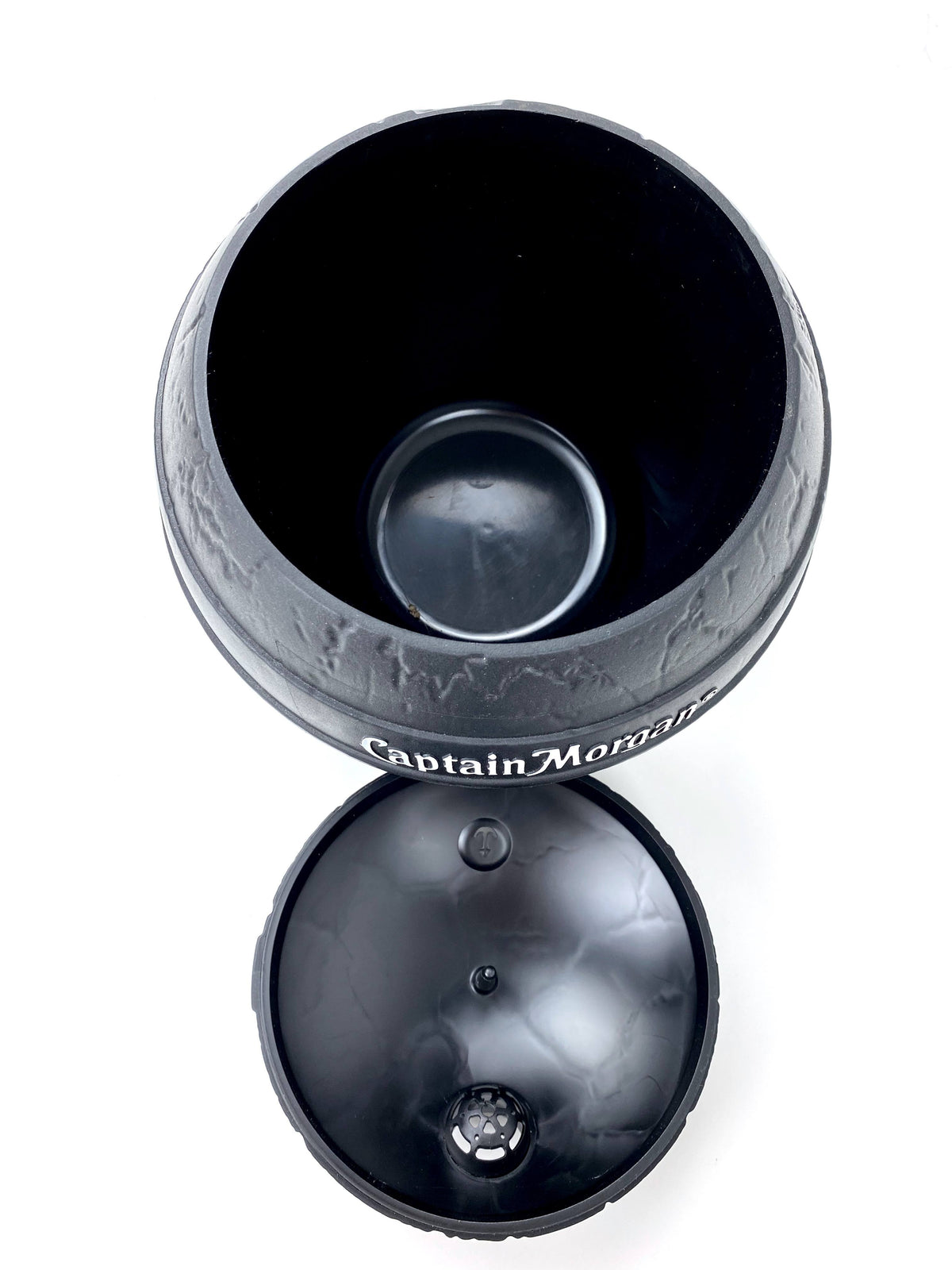 1x Raffredda bottiglia Captain Morgan Rum Cannonball nero ruvido – Vista 3