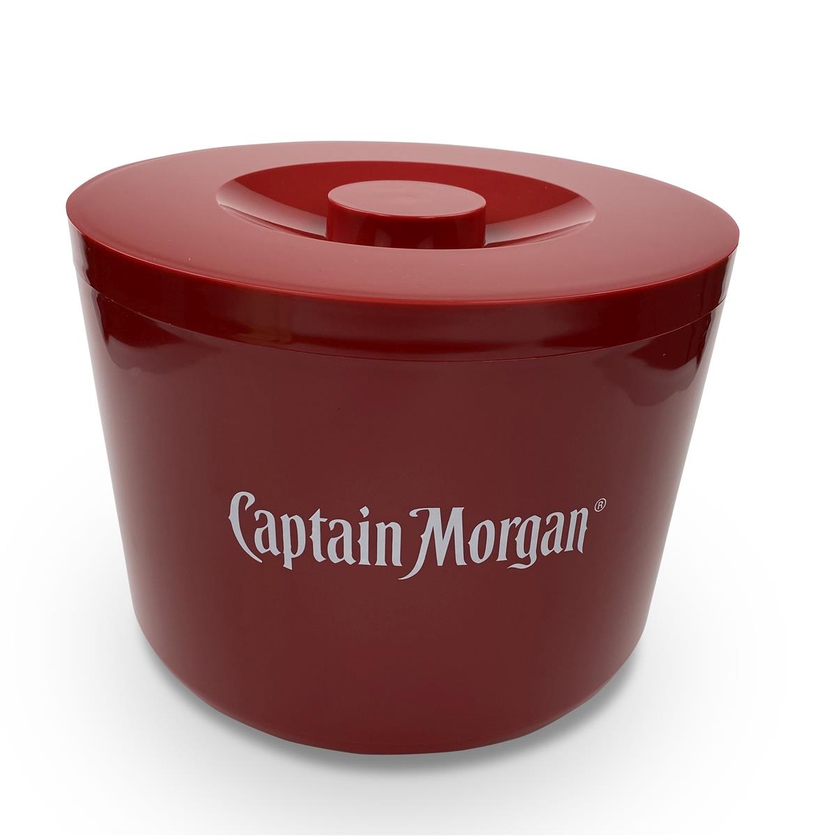 1x Captain Morgan Rum Cooler Ghiacciaia 10 l rosso