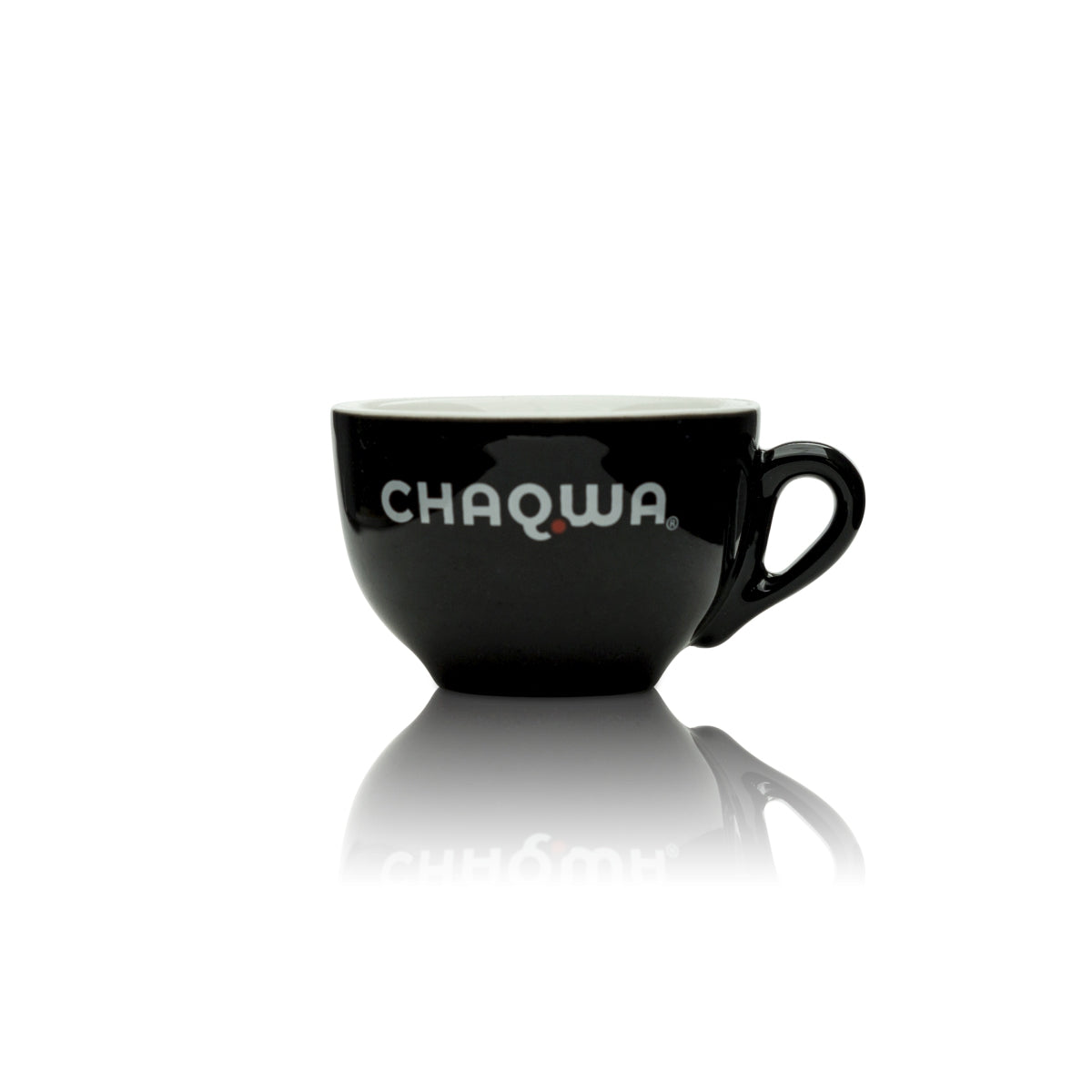 1x Tazza da caffè Chaqwa nera 0,35 l Cappuccino