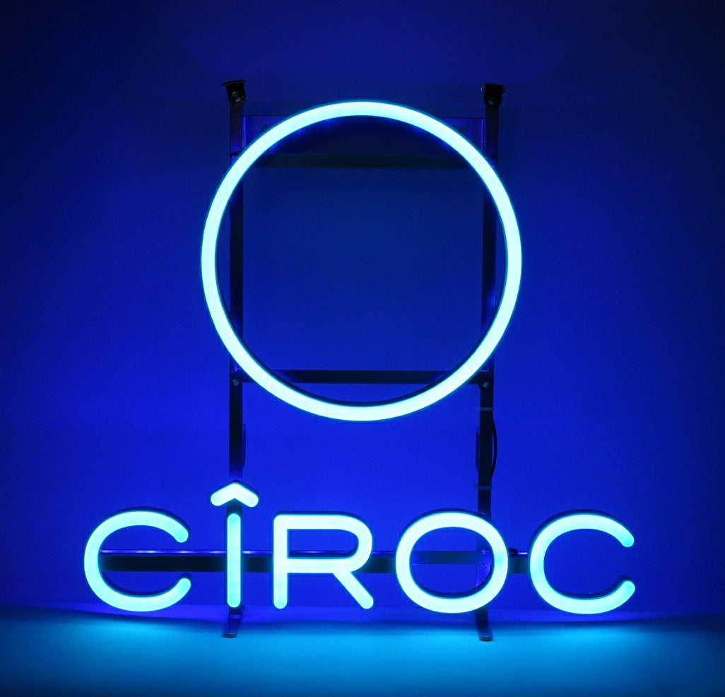 1x Insegna luminosa Ciroc Vodka con scritta al neon