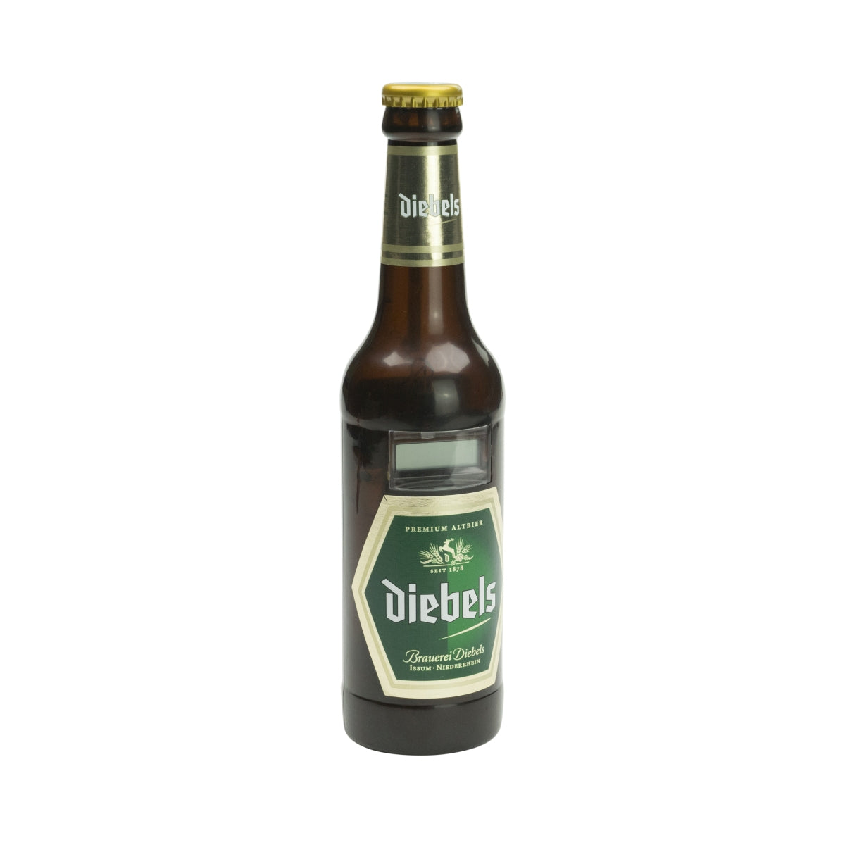 1x Radiosveglia Diebels Bier a forma di bottiglia