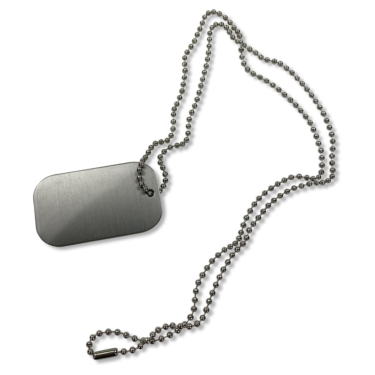 1x Ficken  Collana con tag in metallo – Vista 2