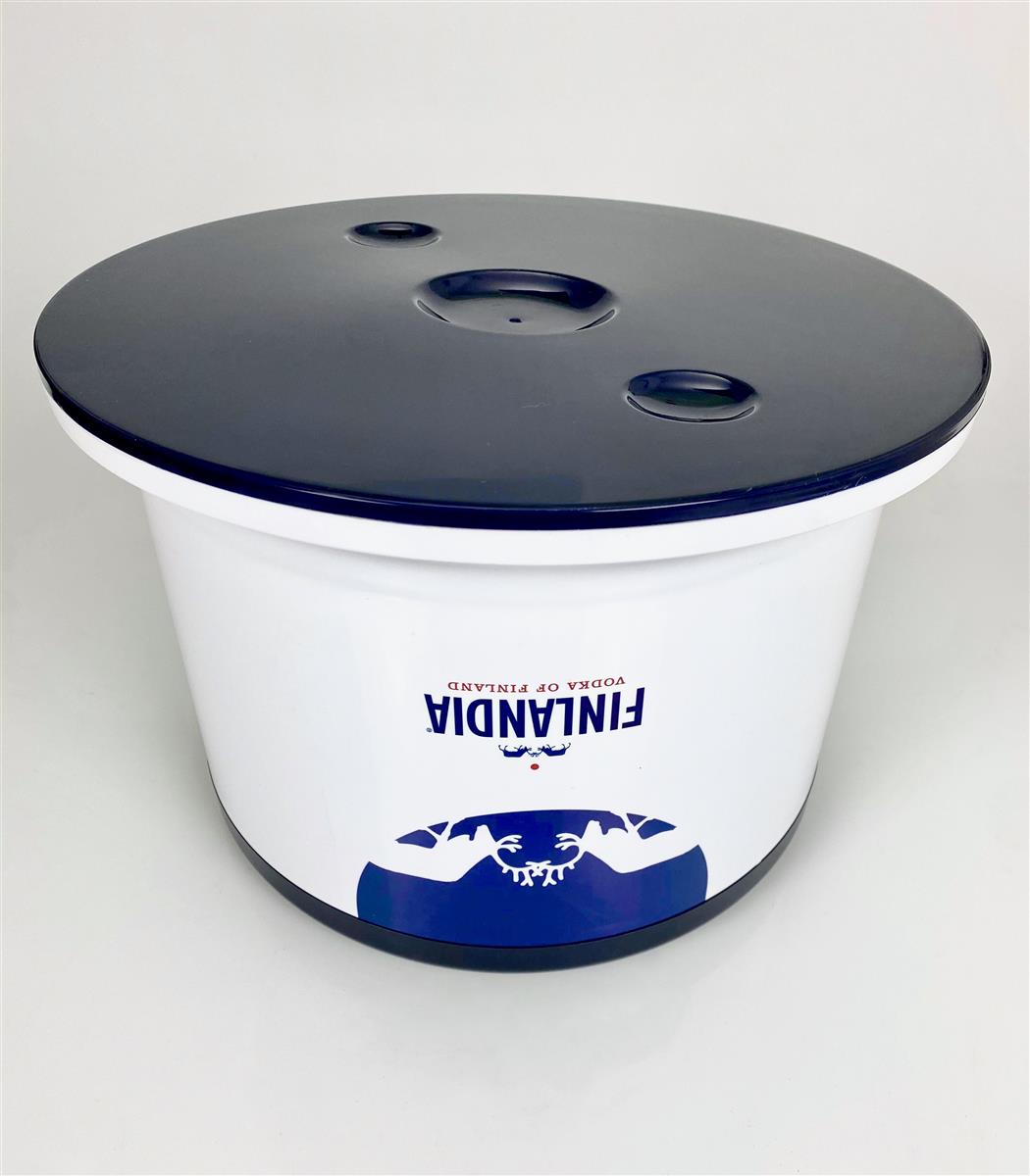 1x Finlandia Vodka Cooler 10 l blu/bianco – Vista 4