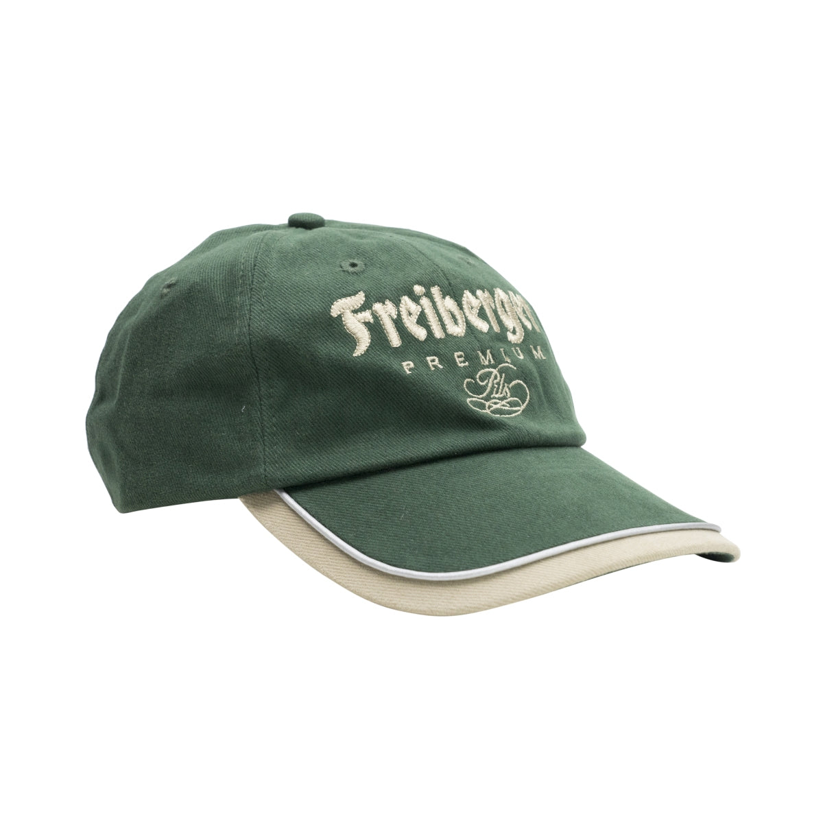 1x Cappellino da baseball Freiberger Bier verde