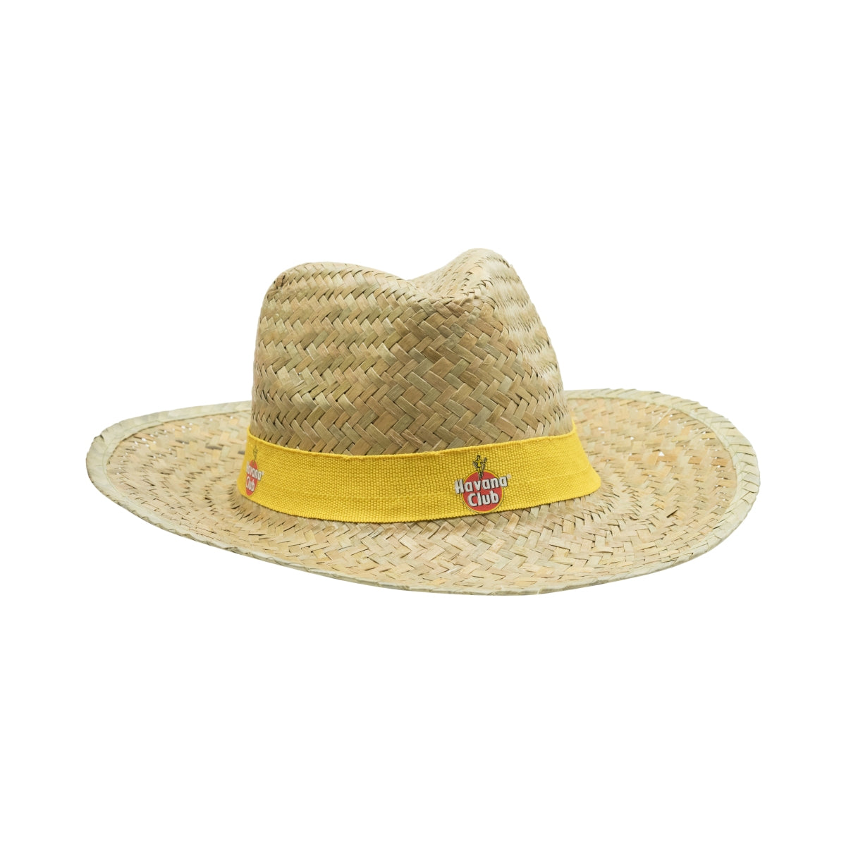 1x Cappello di paglia Havana Club Rum con nastro giallo – Vista 2