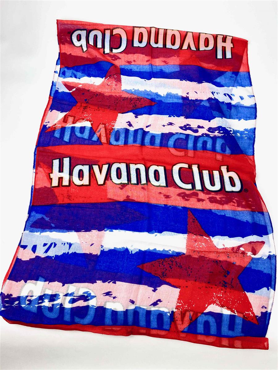 1x Sciarpa Havana Rum rossa e blu