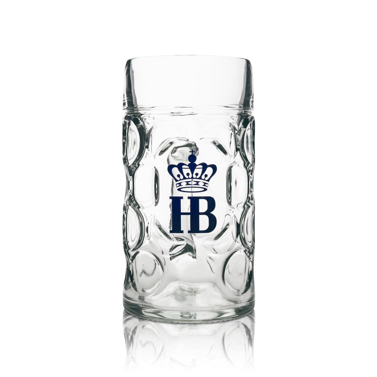 1x bicchiere da birra Hofbräu München da 1 litro HB