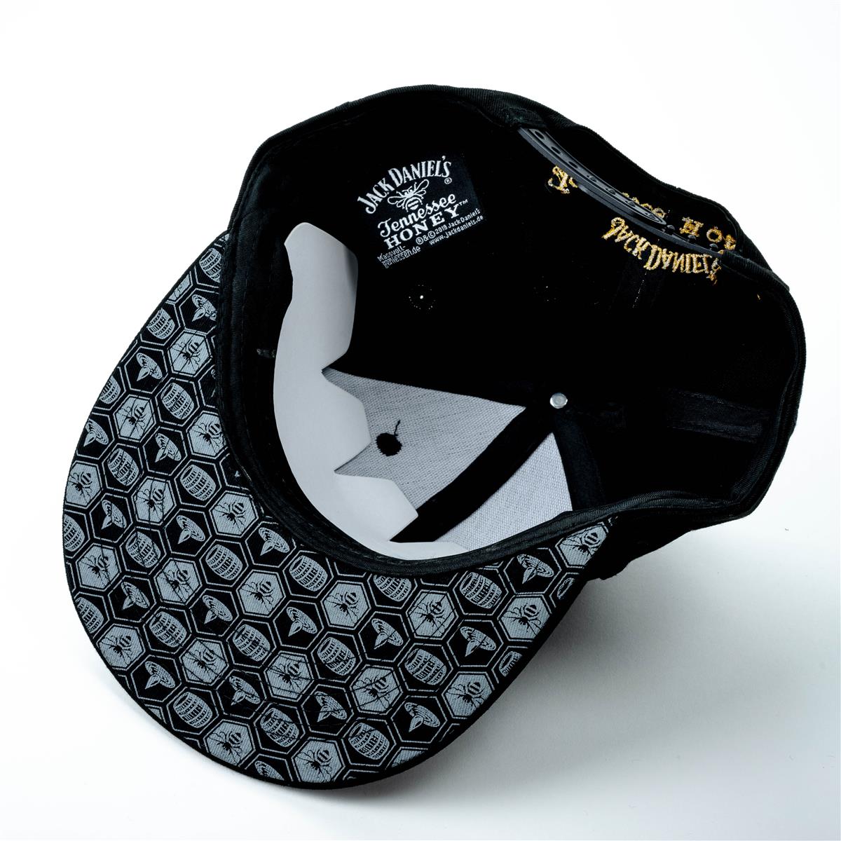 1x Cappellino snapback Jack Daniels Whiskey "Honey" nero – Vista 3
