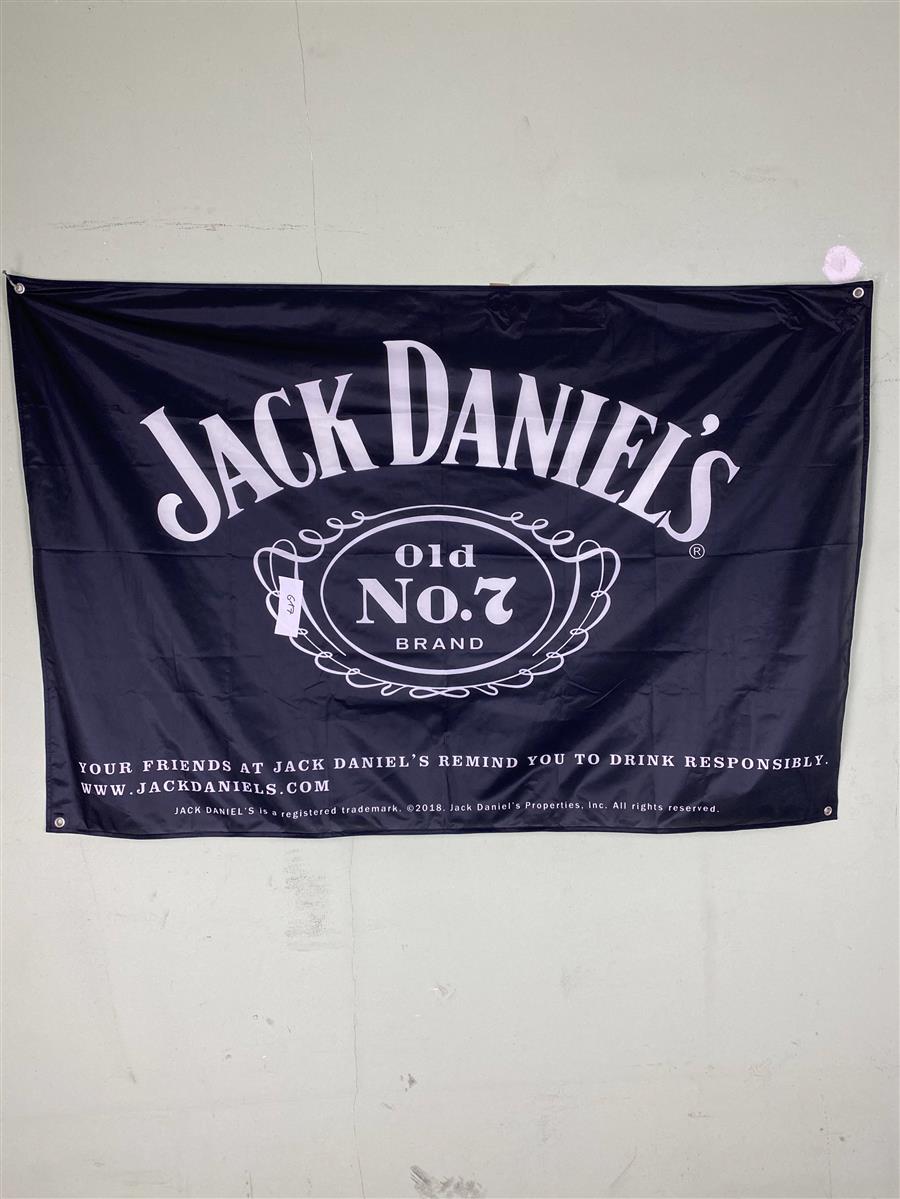 1x bandiera Jack Daniels Whiskey nera 150 x 100 – Vista 2