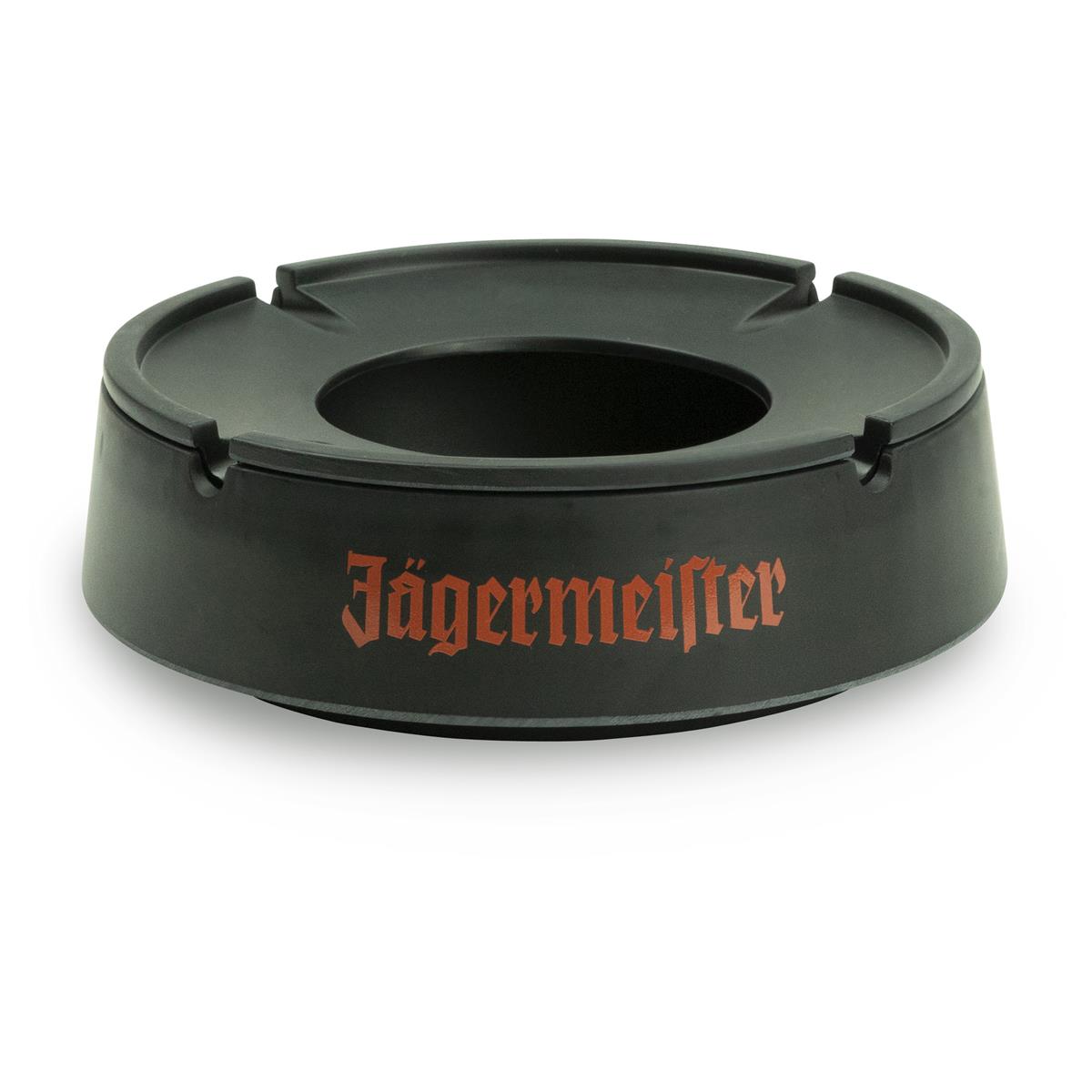 1x posacenere Jägermeister in plastica nera