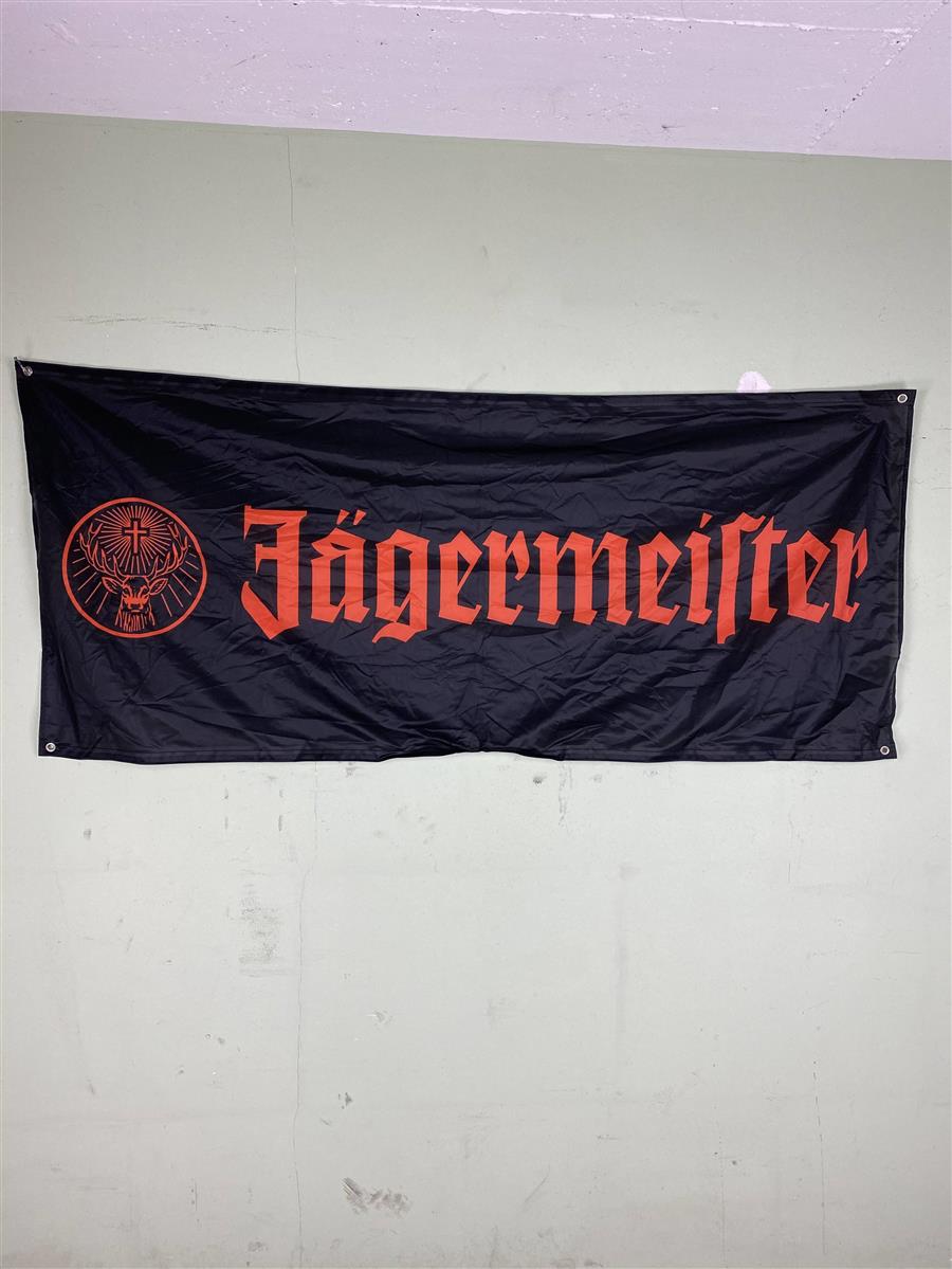 1x bandiera per liquore Jägermeister 180 x 80