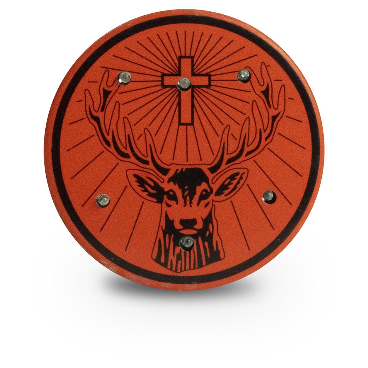 1x spilla LED Jägermeister arancione