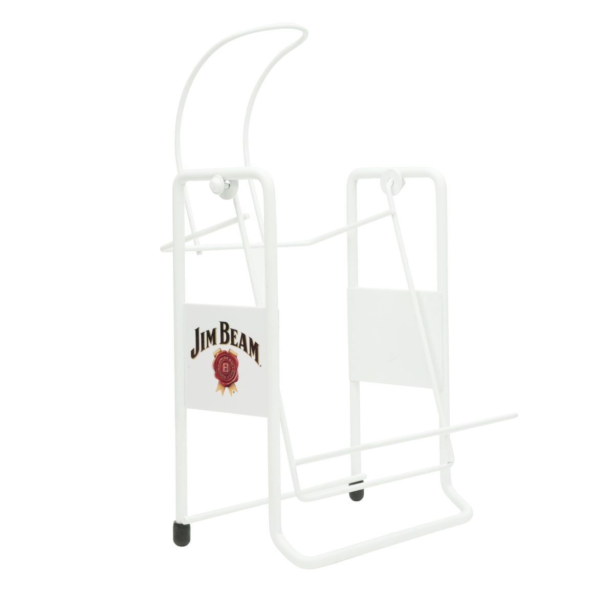 1x Jim Beam Whiskey Versatore con supporto inclinabile in metallo per bottiglia da 3 l