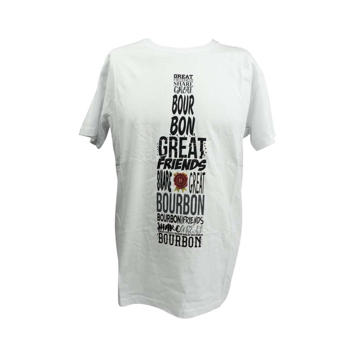 1x Jim Beam Whiskey T-shirt uomo M bianco