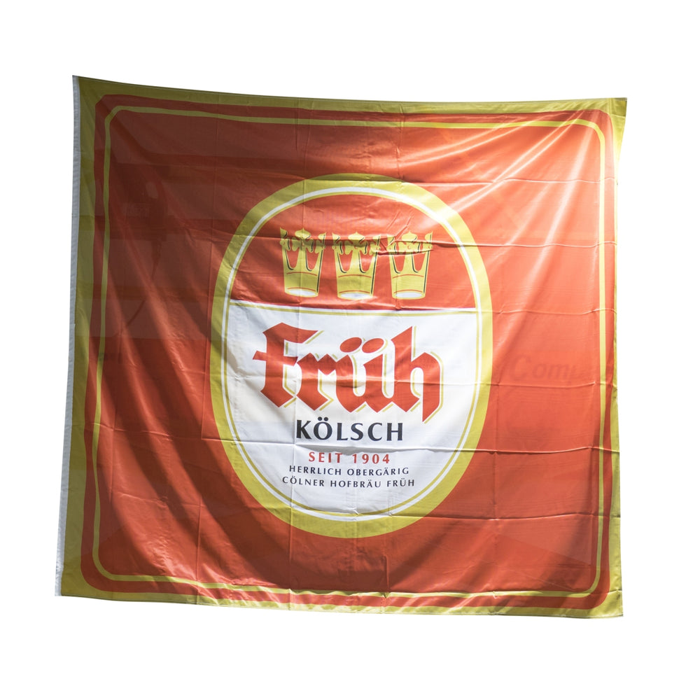 1x birra Kölsch Fahne früh rossa con fascetta dorata