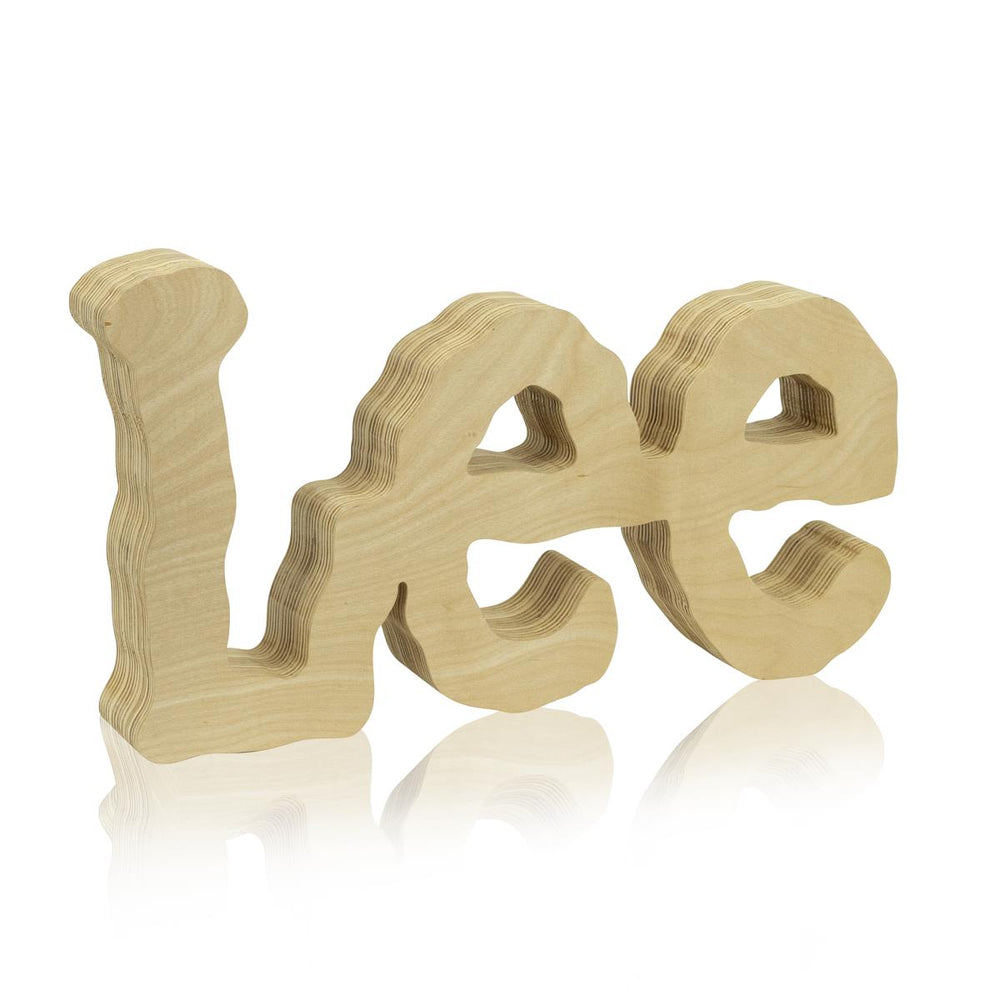 1x Lee Jeans Textilien Insegna pubblicitaria in legno "LEE"