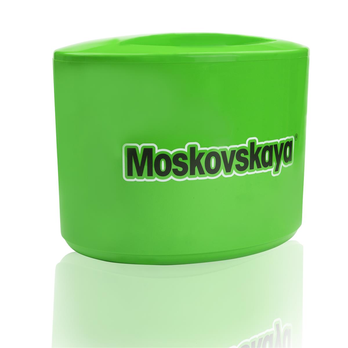 1x Moskovskaya Vodka Raffreddatore per bottiglie verde 10 l