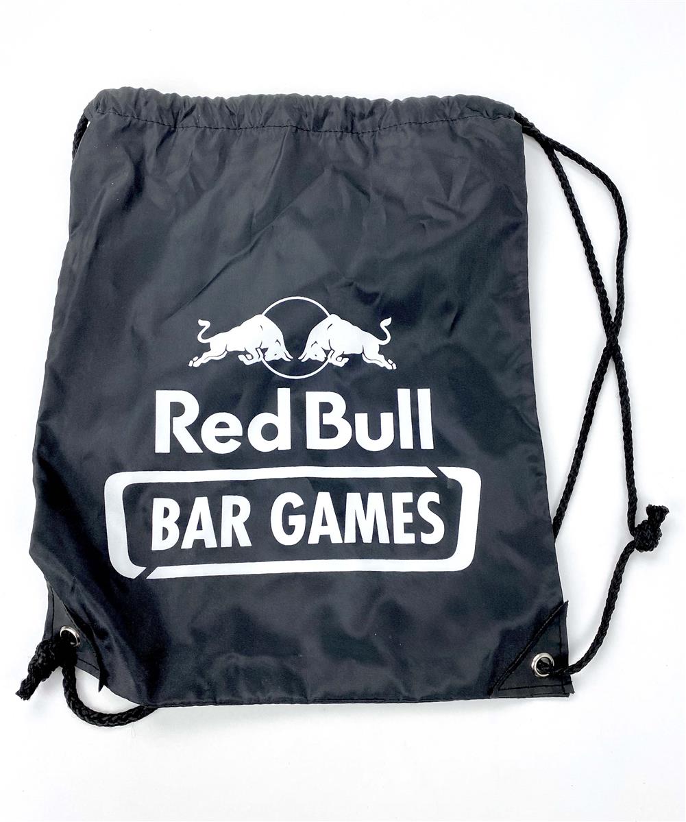 1x Borsa di tela Red Bull Energy nera Bar Games