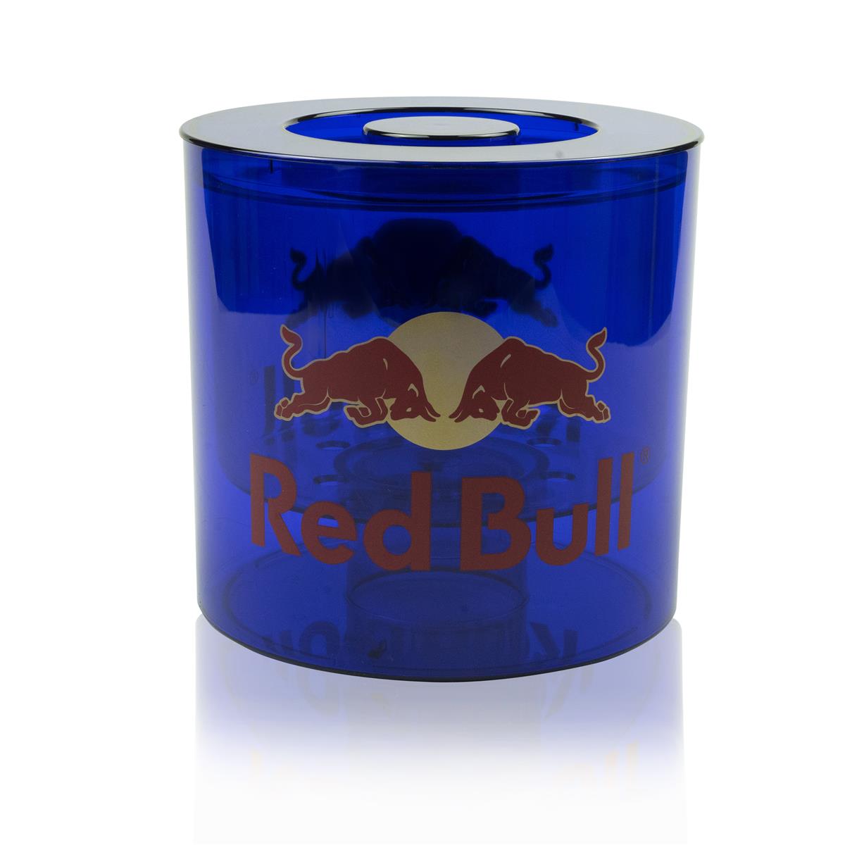 1x Red Bull Energy Cooler piccolo blu ghiacciaia