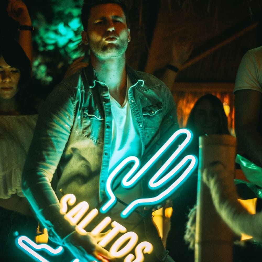 Insegna luminosa Salito LED Neon Sign Cactus Indoor Dimmerabile Display Decorativo – Vista 5