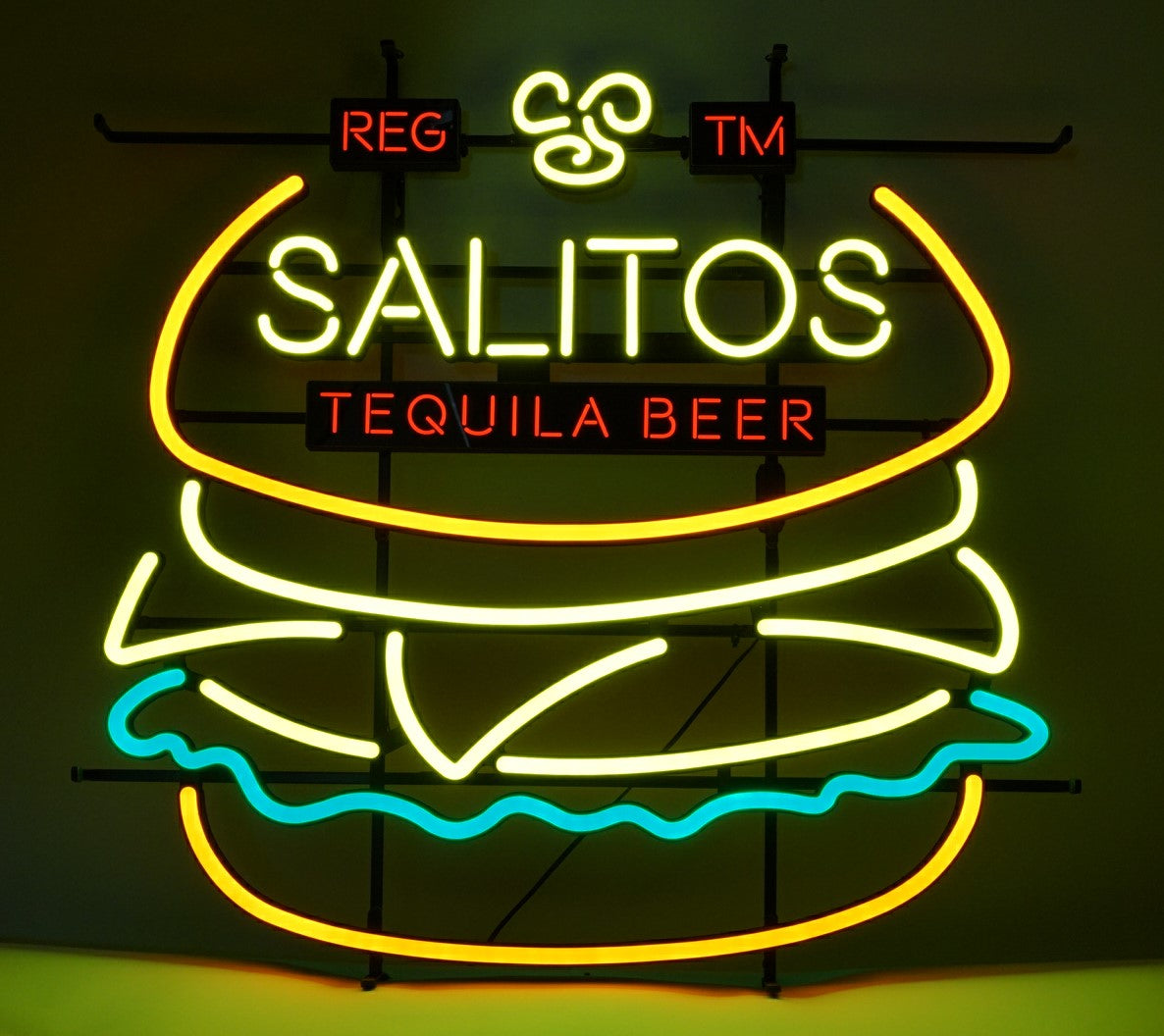 1x insegna luminosa Salitos Birra Burger