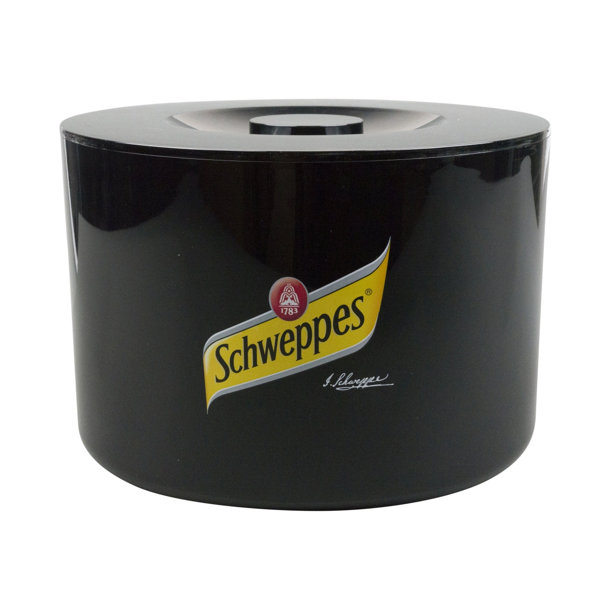1x Schweppes Softdrink Refrigeratore per bevande ghiaccio nero 10l