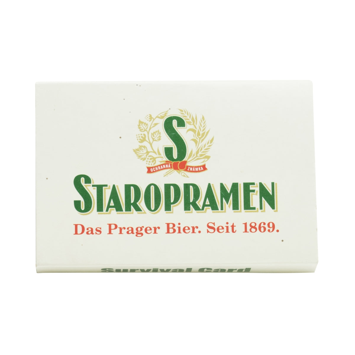 1x Staropramen Beer Survival Card Nero – Vista 3