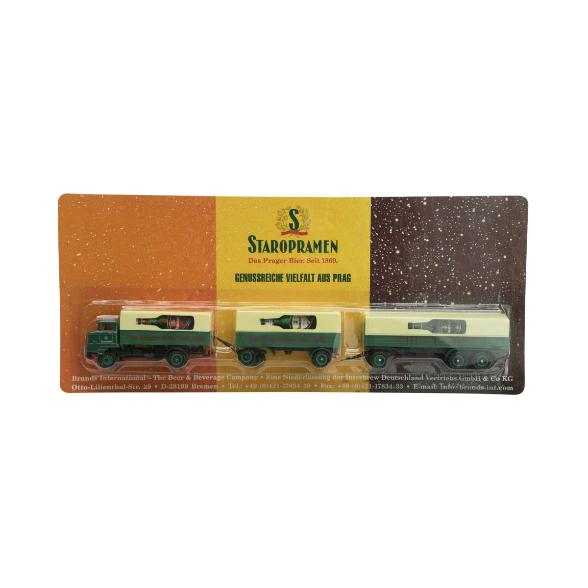 1x Staropramen Birra Truck 3 pezzi