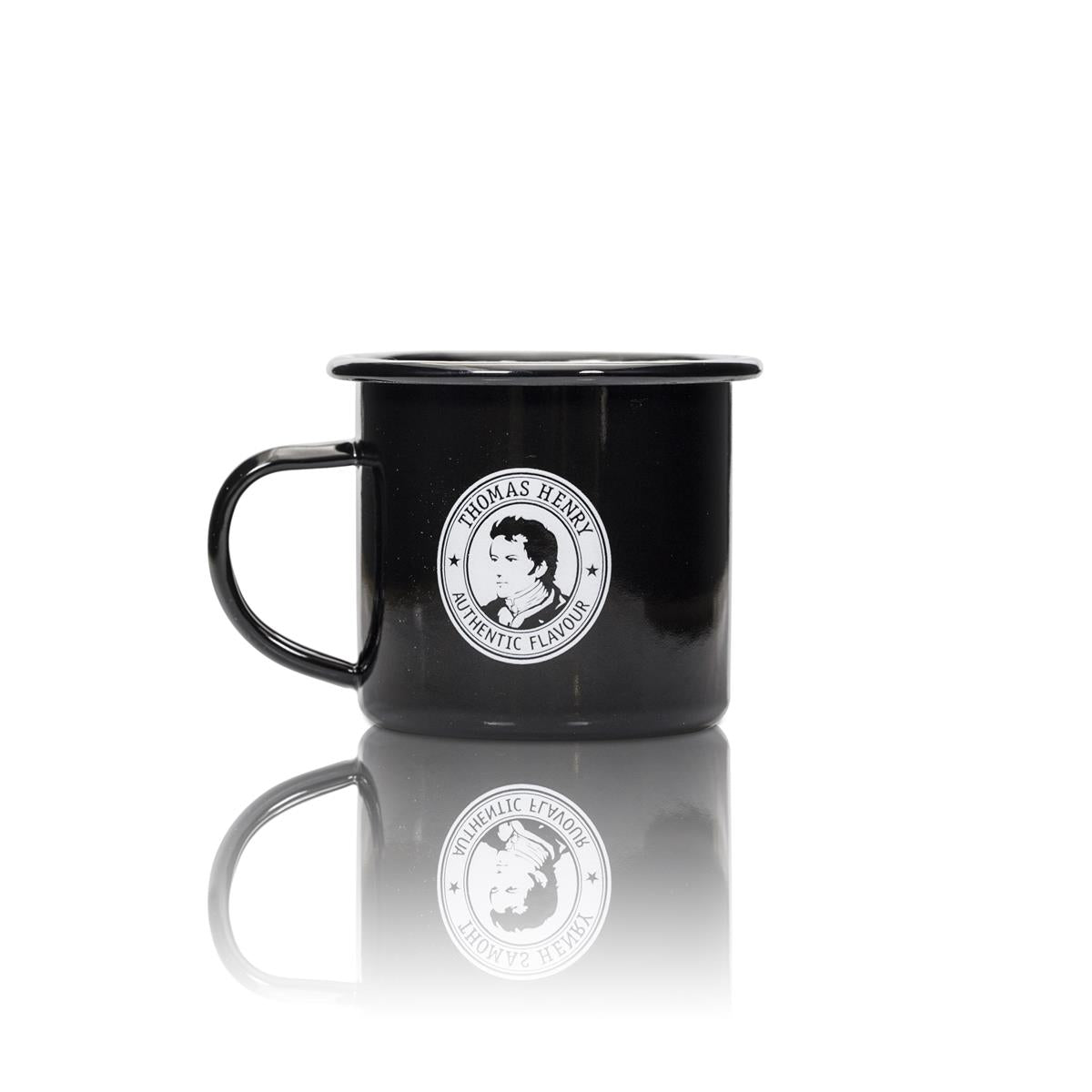 1x Thomas Henry Mixer Bicchiere in metallo nero Tazza