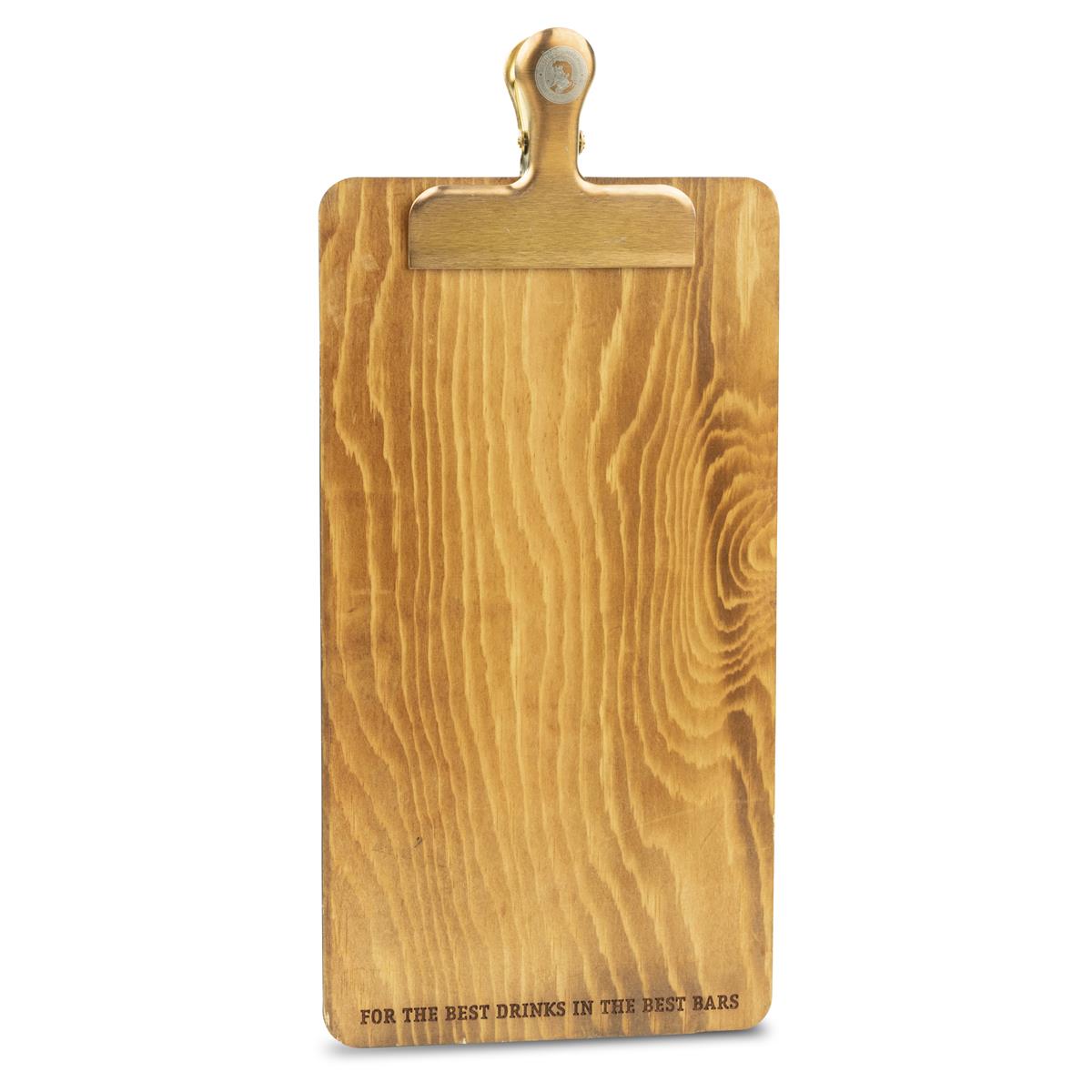 1x Thomas Henry Mixer Portacarte in legno con fermaglio in rame – Vista 2