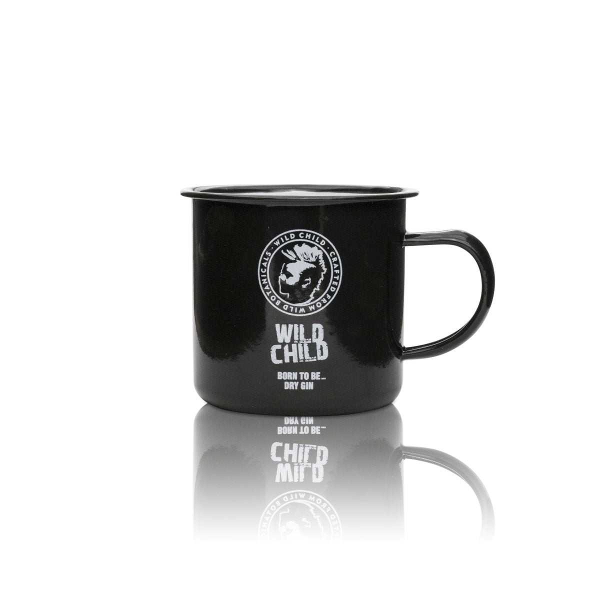 1x tazza Wild Child Gin in metallo smaltato nero – Vista 2