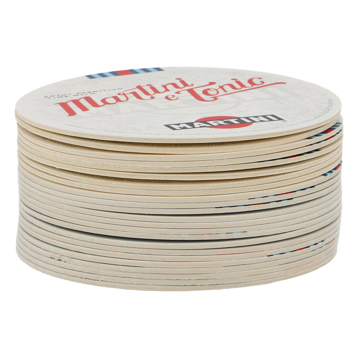 Set di 23 sottobicchieri Martini con 3 motivi vintage e Tonic – Vista 2