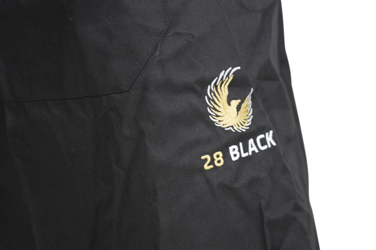 28Black Grembiule da cameriere con cintura in vita e tasca frontale per servizio ristorazione, bar, bistrot – Vista 2