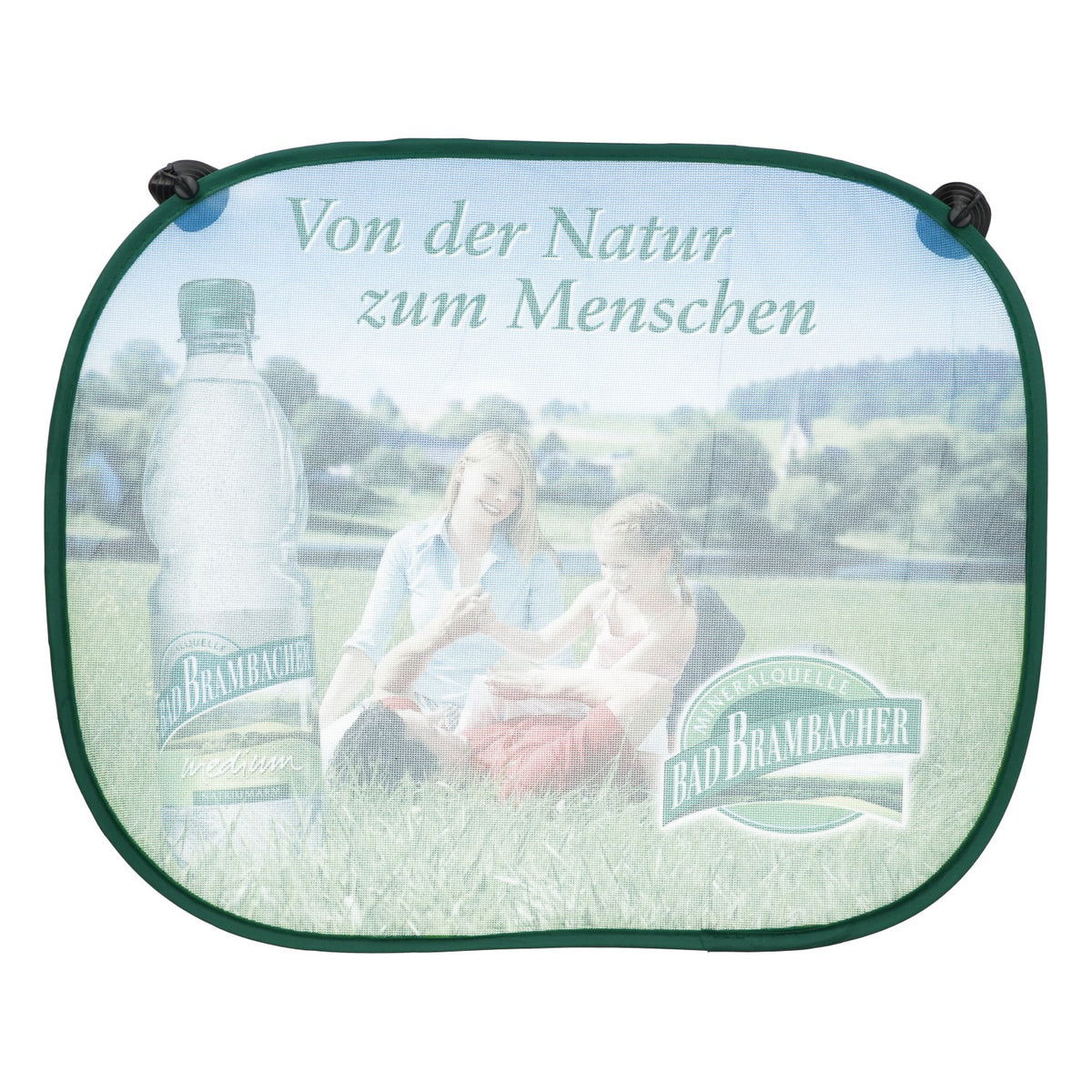 2 parasole per auto Bad Brambacher con ventose, protezione solare e protezione UV