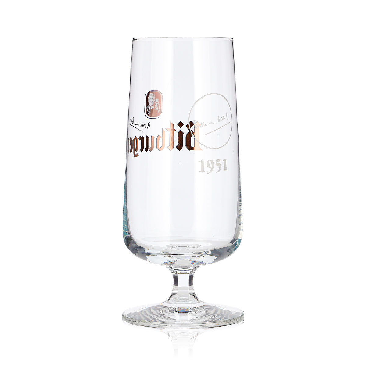 2 bicchieri da birra Bitburger da 0,37 l, edizione da collezione "Historie-Pokal 1951" – Vista 5