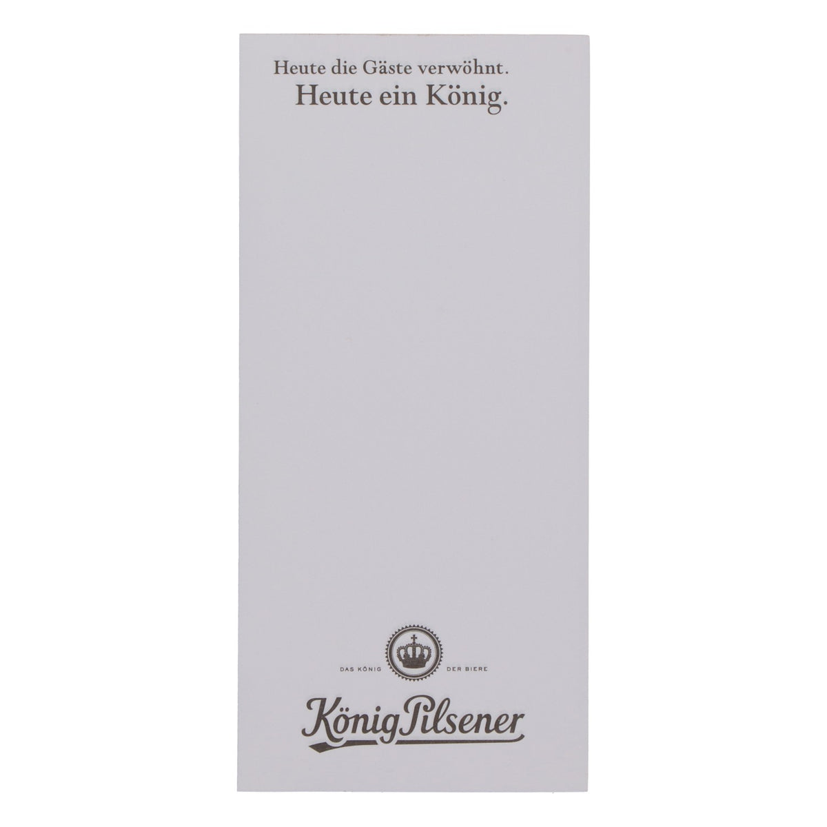 Blocco per camerieri "König Pilsener" 30 fogli, 14 x 6,5 cm – Vista 3