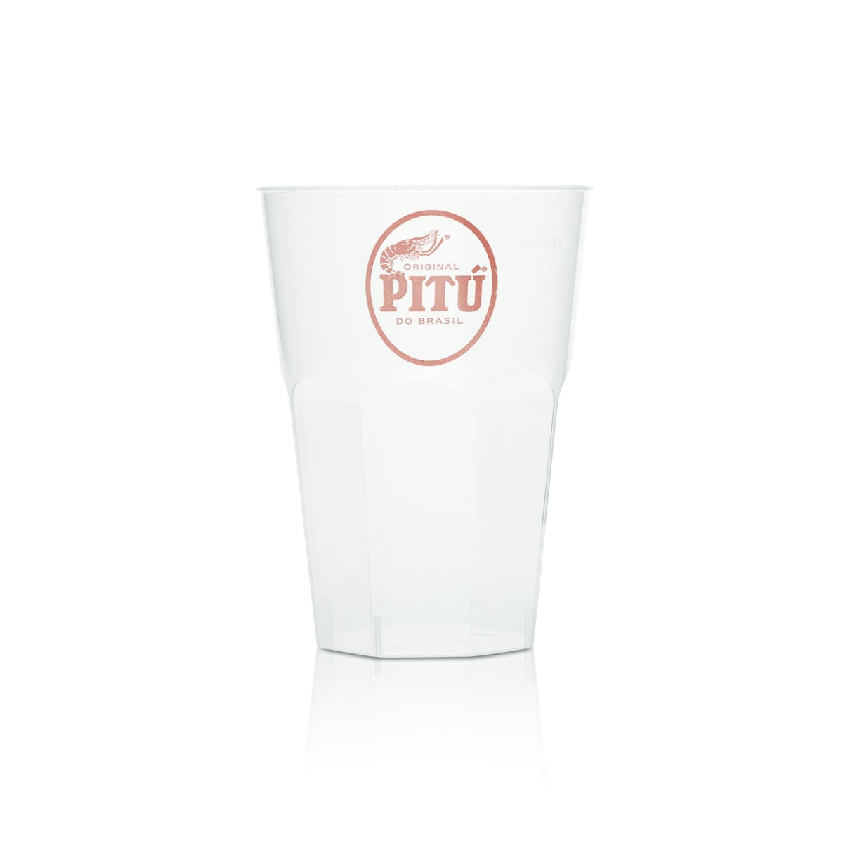 30 bicchieri in plastica Pitu Cachaca da 0,3 l riutilizzabili per ristoranti, bar e feste – Vista 2