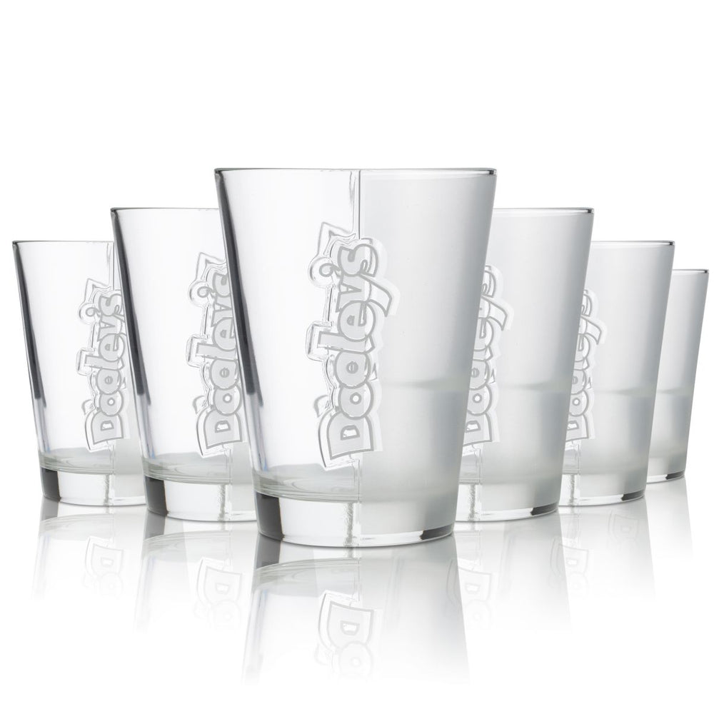 3x bicchieri Dooleys 0,24 l Set di bicchieri da cocktail e liquori satinati