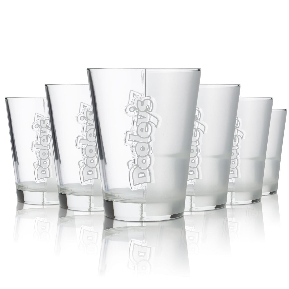 3x bicchieri Dooleys 0,24 l Set di bicchieri da cocktail e liquori satinati