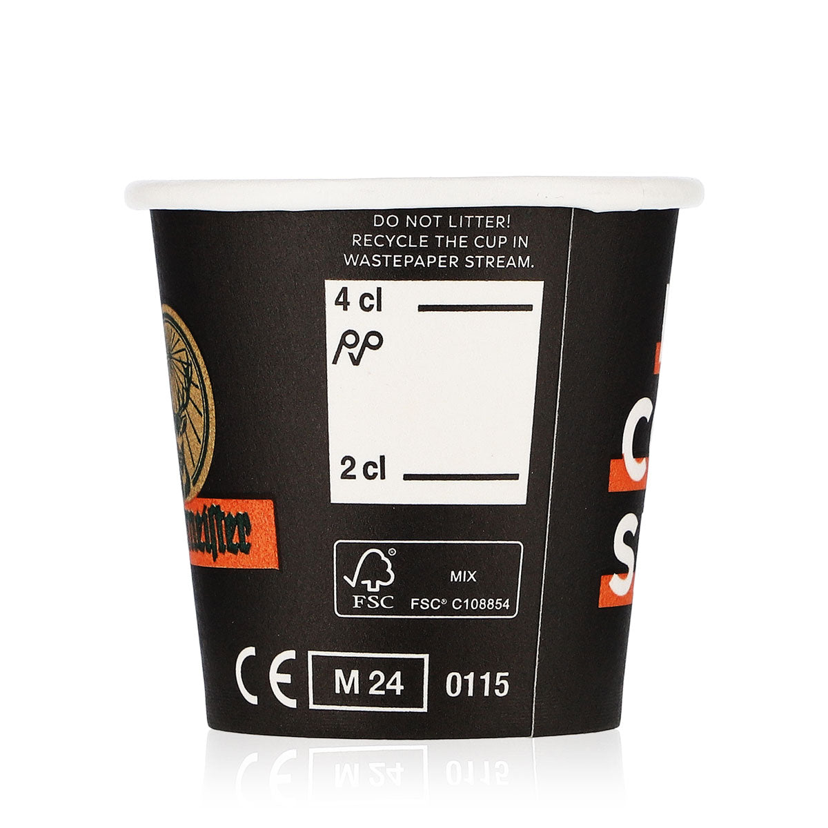 40 bicchierini da liquore Jägermeister Stamper corti 2 cl/4 cl bicchieri di carta usa e getta – Vista 4
