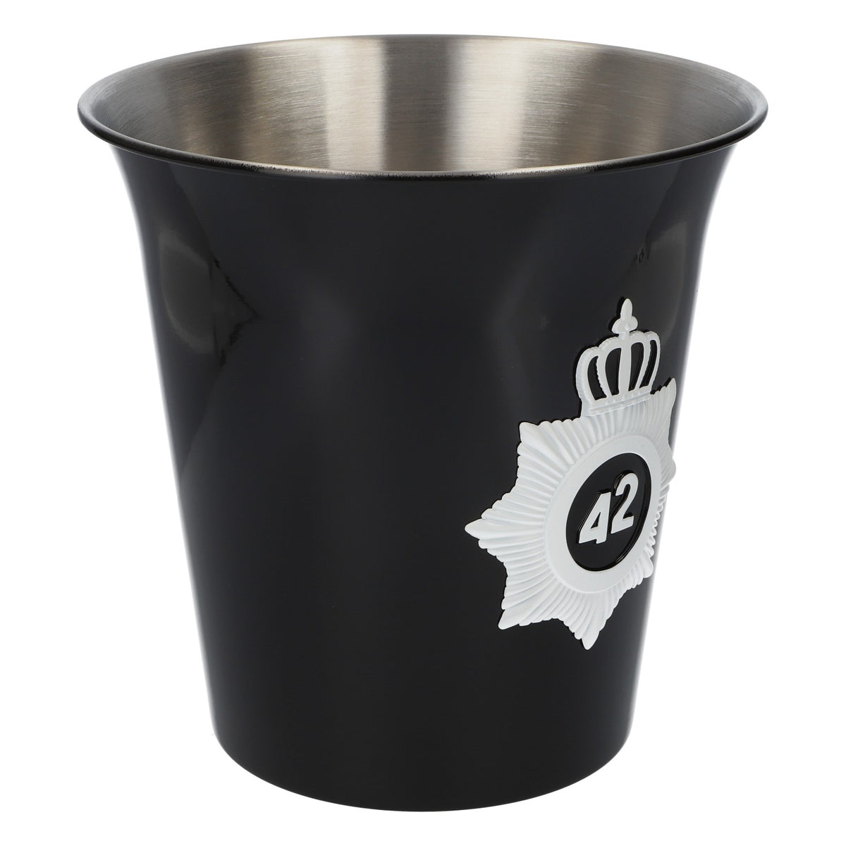 42Below Vodka - Raffreddatore per bottiglie con logo della Polizia Federale Australiana, nero – Vista 2