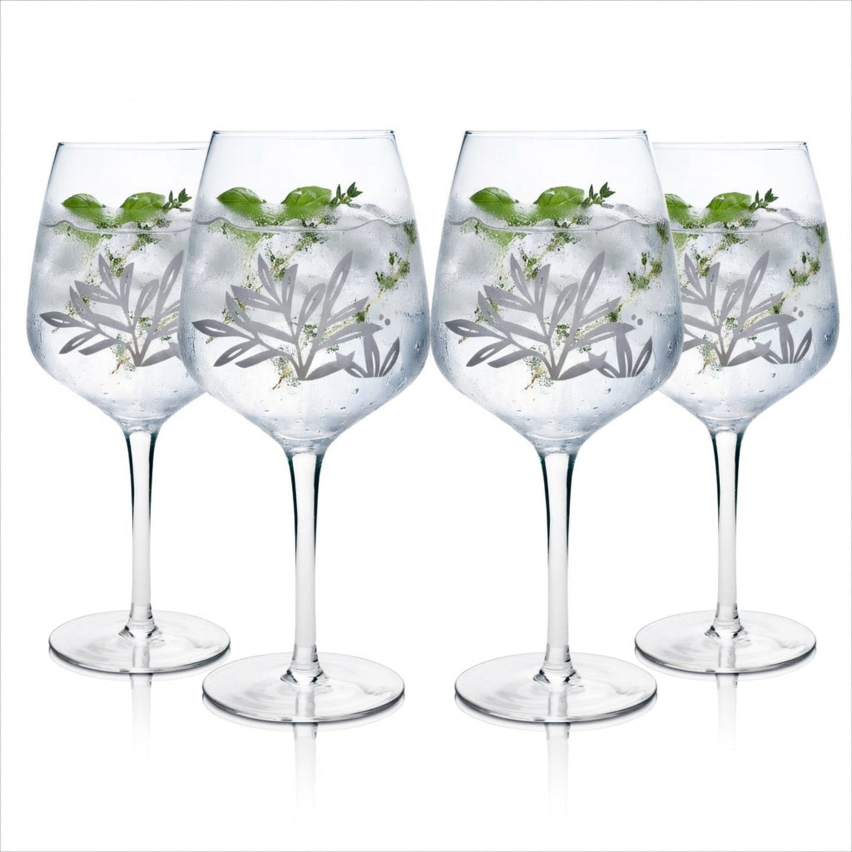 Set di 4 bicchieri Gin Mare 0,6 l Bicchieri da cocktail a calice Tonic Aperitivo Longdrink