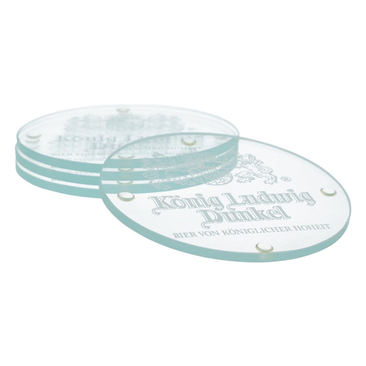 Set II König Ludwig Bier composto da 6 bicchieri da birra da 0,5 l e 70 sottobicchieri – Vista 3